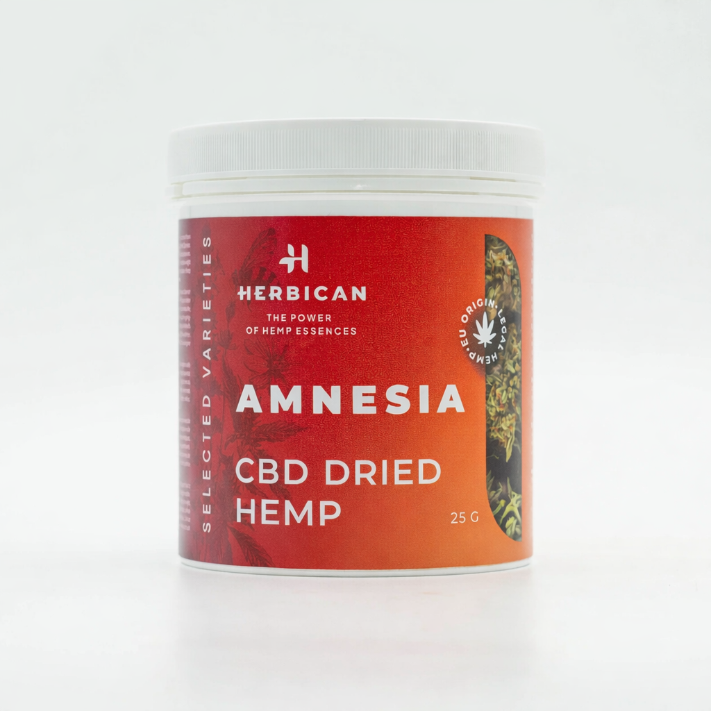 Herbican CBD Hennepbloem Amnesia, 5 g - 100 g
