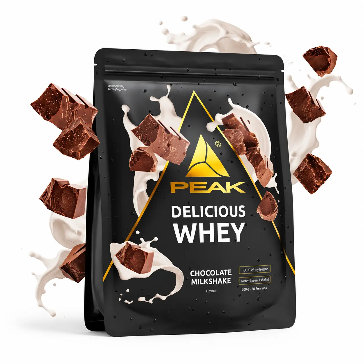 Peak Delicious Whey Protein 900g Chocolate Milkshake