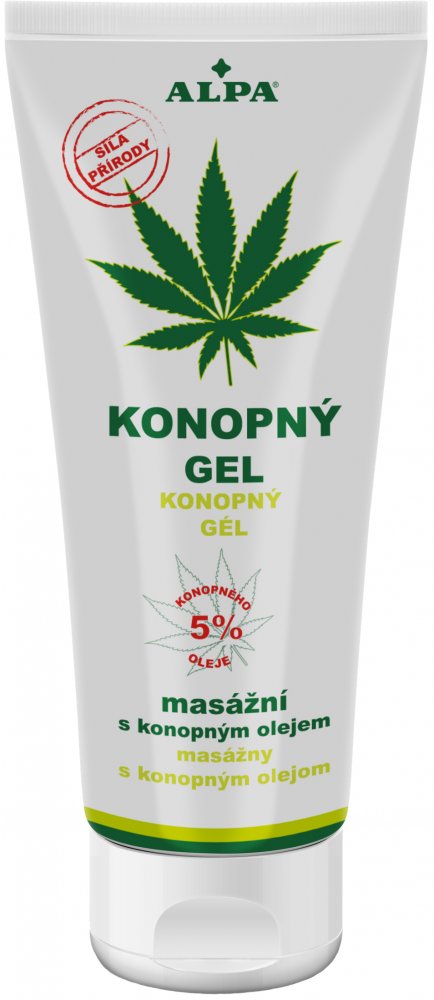 Alpa Cannabis masážny gél, 100 ml