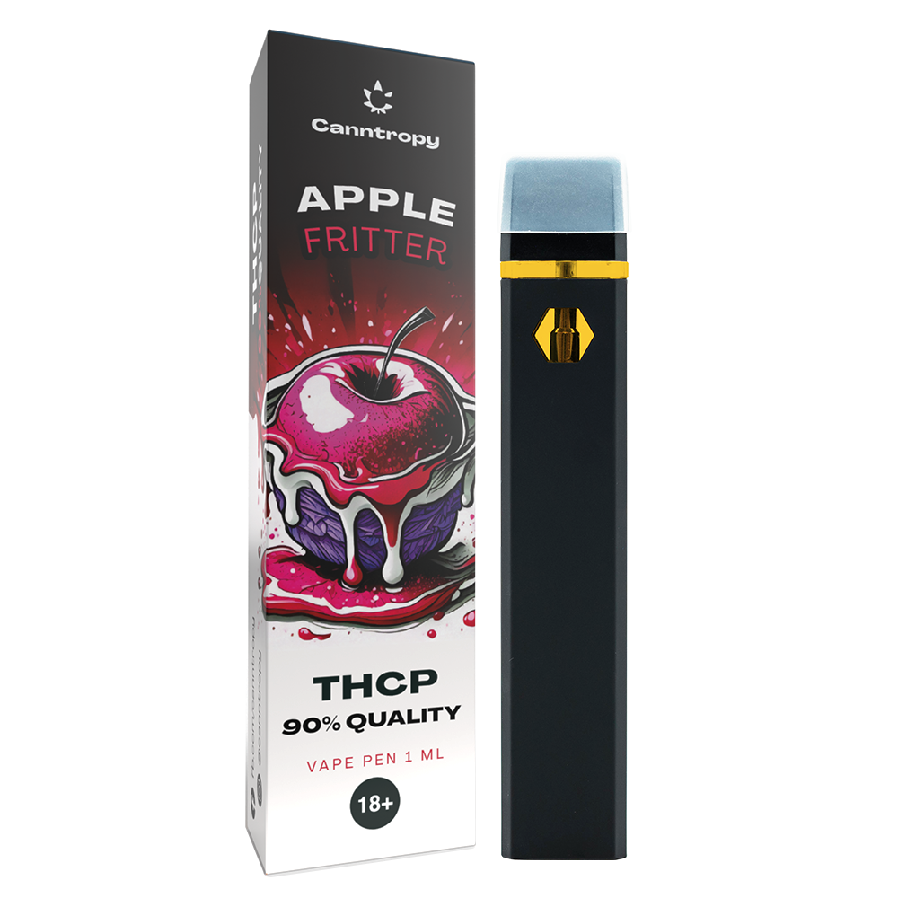 Canntropy THCP Vape Pen Appelbeignet, THCP 90% kwaliteit, 1 ml