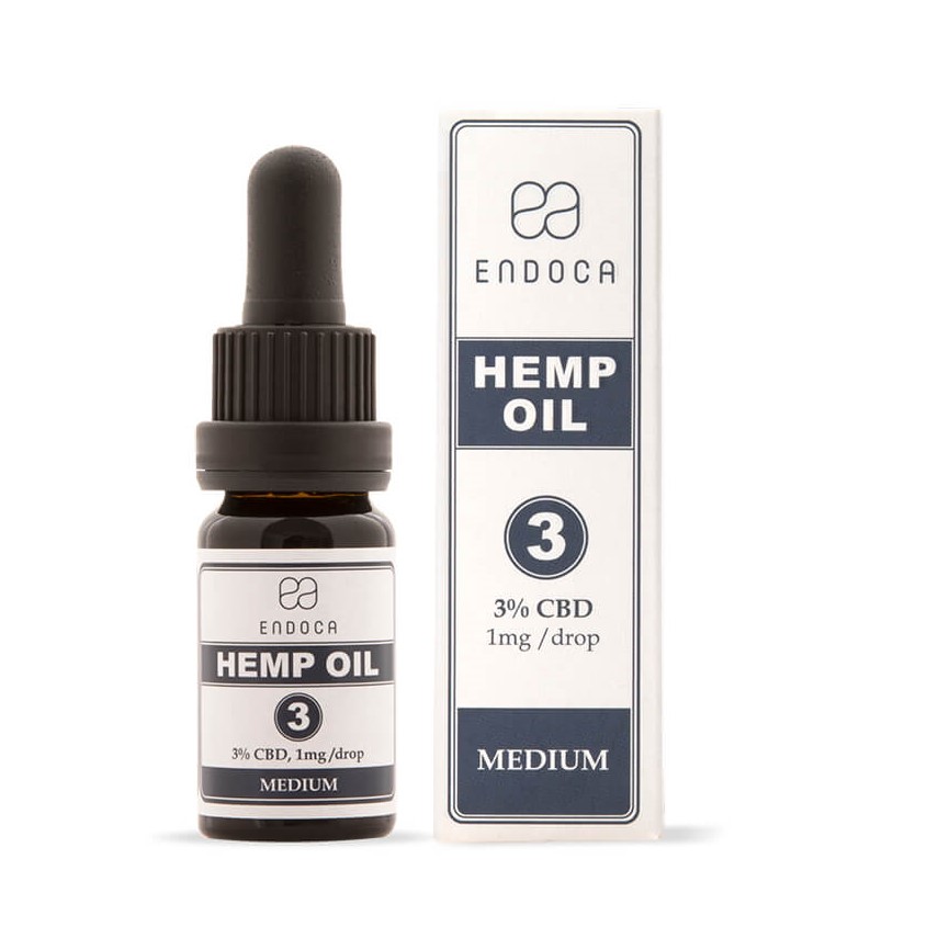 Endoca Konopný Olej 900 mg CBD (3%), 30 ml