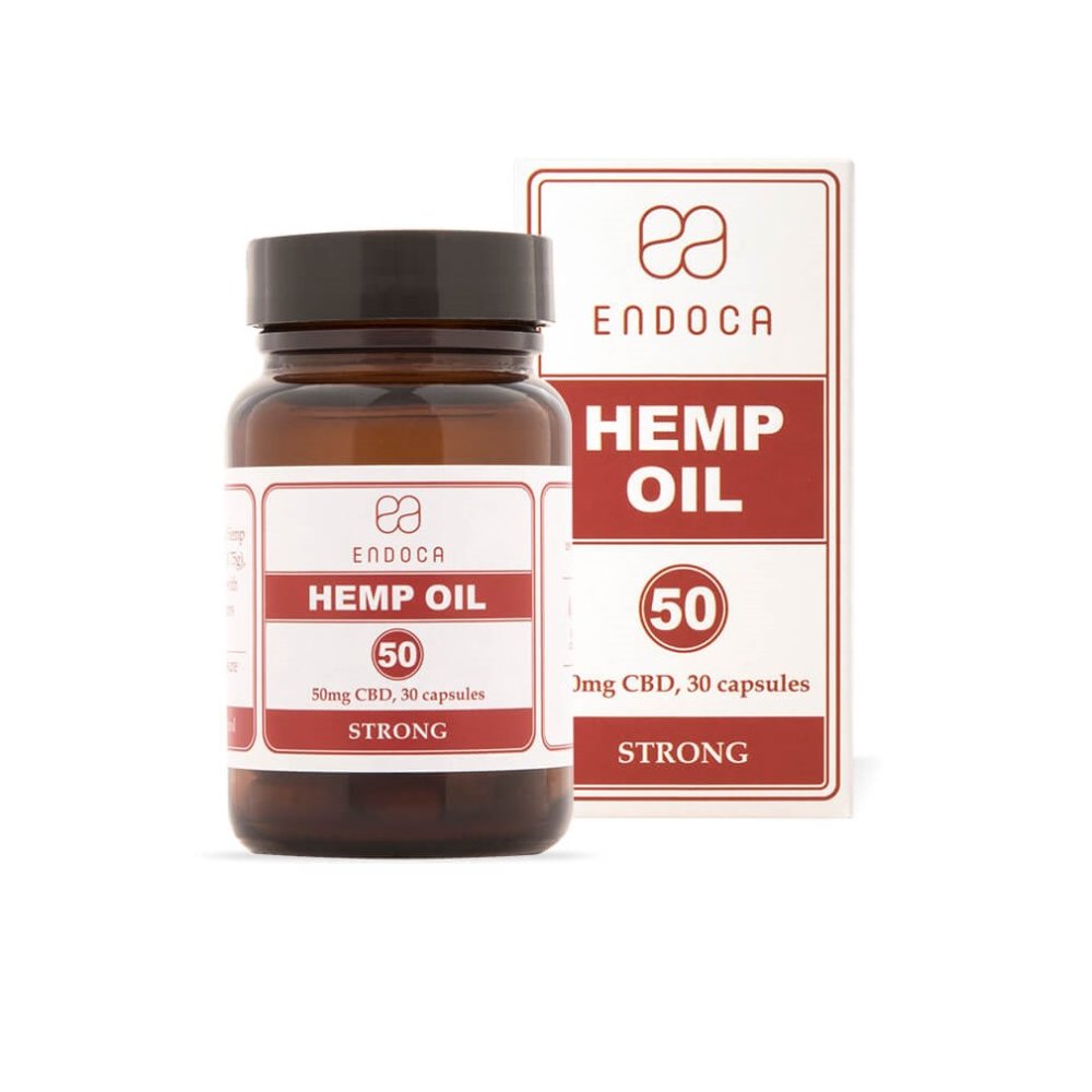 Endoca Konopný Olej Kapsle 1500 mg CBD, 30 ks