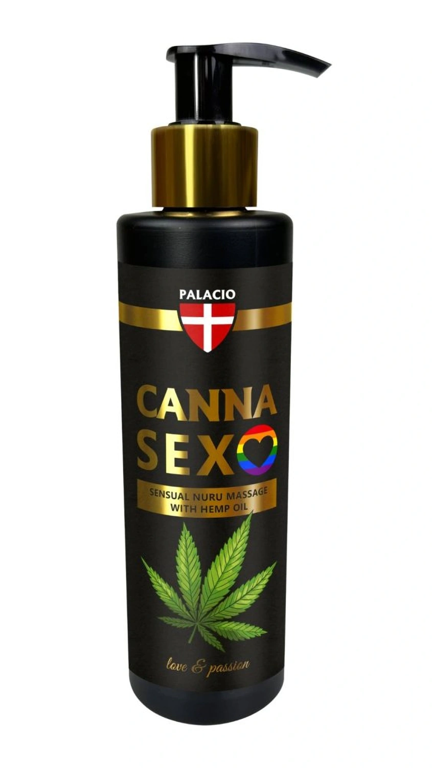 PALACIO Konopný masážny olej Cannasex, 150 ml