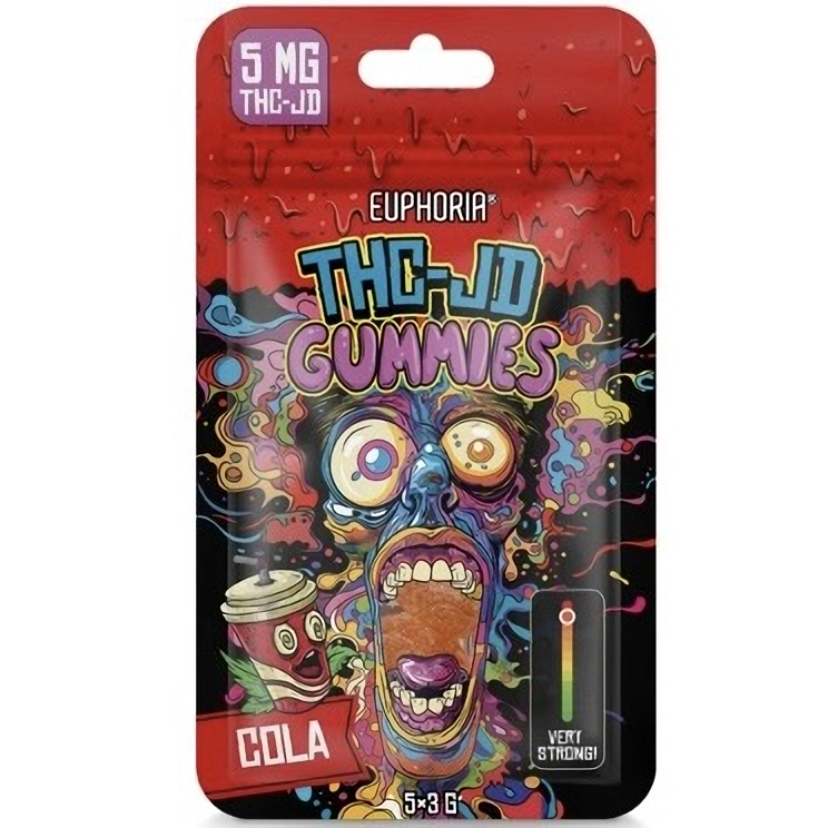 Euphoria THCJD Gummies Cola, 5 stuks x 1 mg, 5 mg