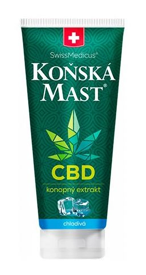 SwissMedicus Koňská mast s CBD chladivá, 200 ml