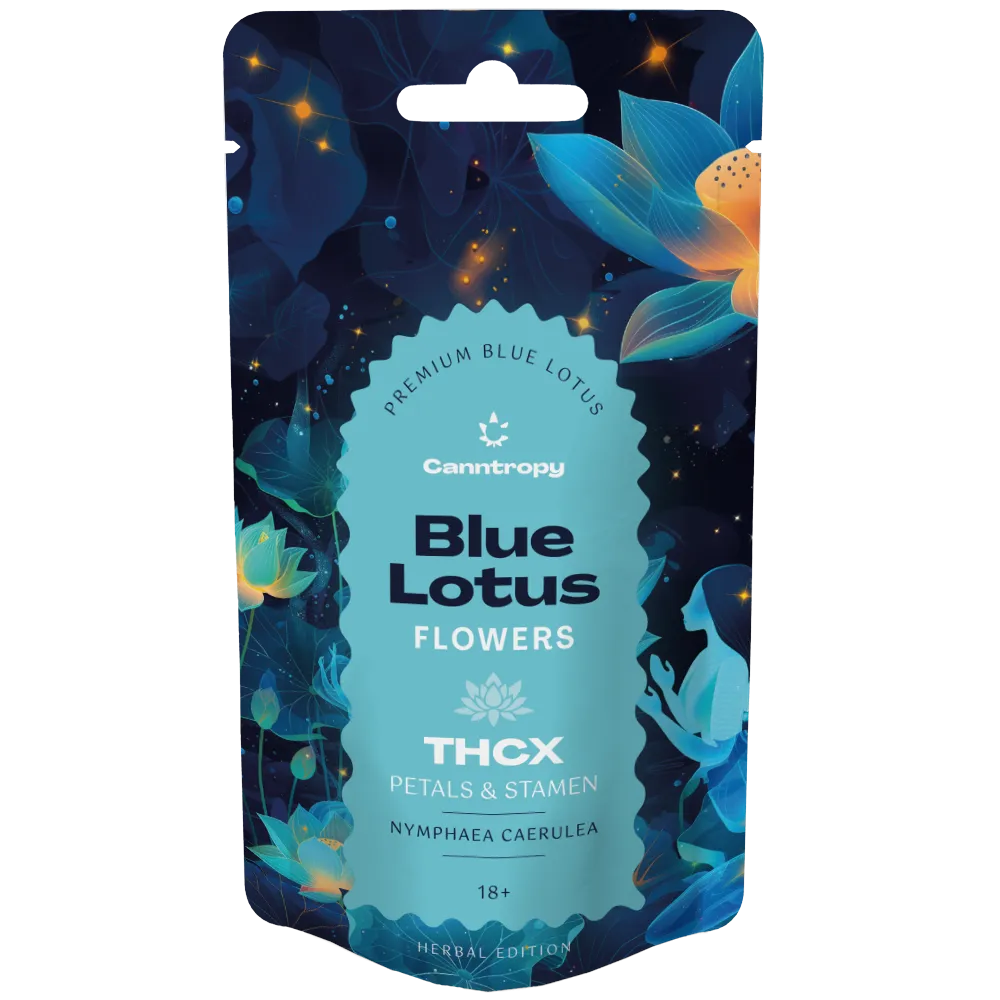 Canntropy THCX Blue Lotus Flower, 5 % THCX, 3 g - 100 g 100 gramov
