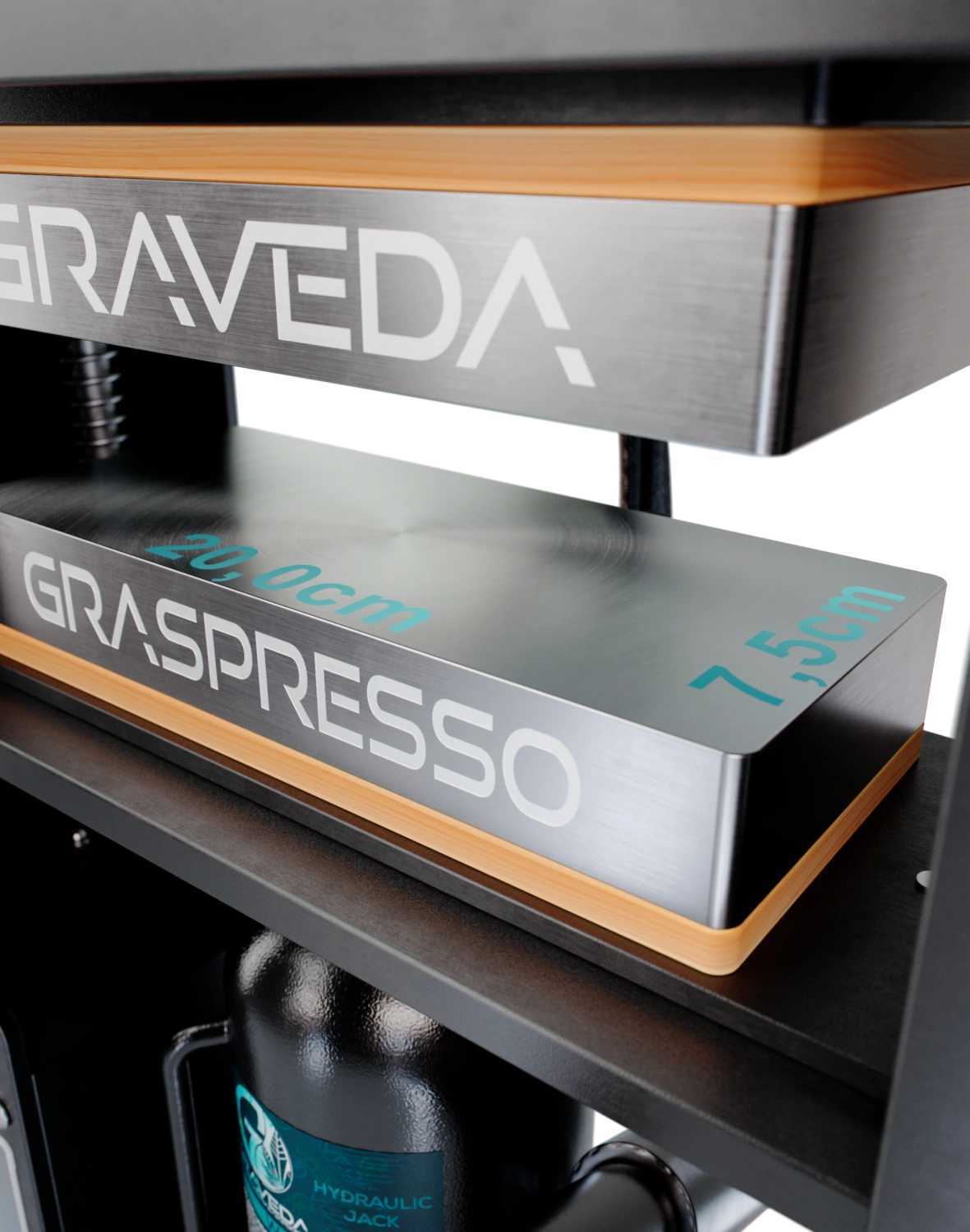 Graspresso 20T Rosin Press s hydraulickým valcom