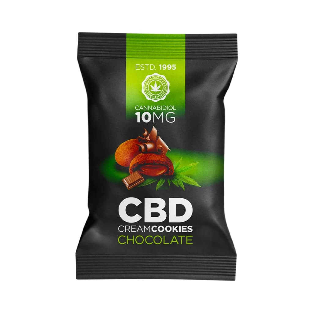 Multitrance CBD krémové sušienky - Čokoláda, 17 g