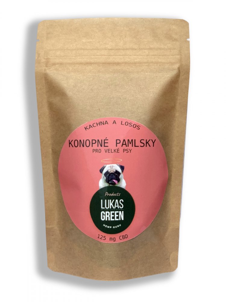 Lukas Henneptraktaties voor grote honden 100g, 125mg CBD