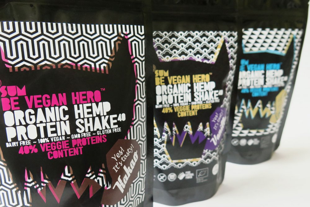 SUM Konopný protein shake Be Vegan Hero Kokos, 500 g