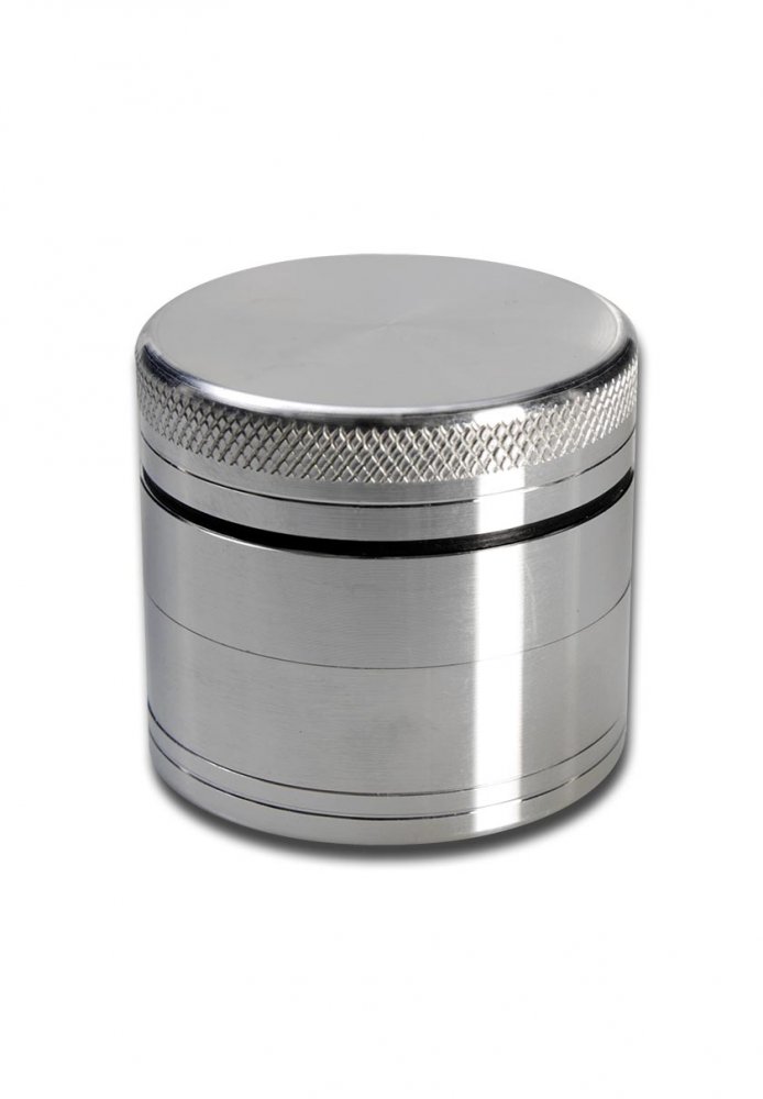 Neutrale aluminium slijper 4-delig, 44 x 40 mm - Zilver