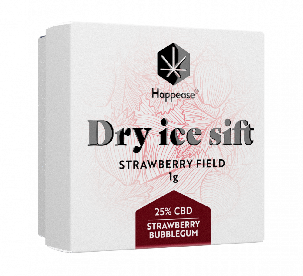 Happease - Extract Aardbeienveld Droogijs zeven, 25% CBD, 1g