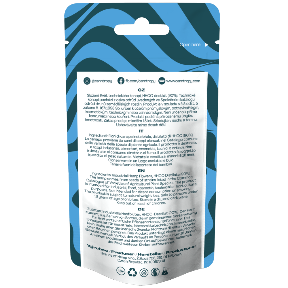 Canntropy HHCO Bloem Blauwe Weduwe 90%, 1 g - 100 g
