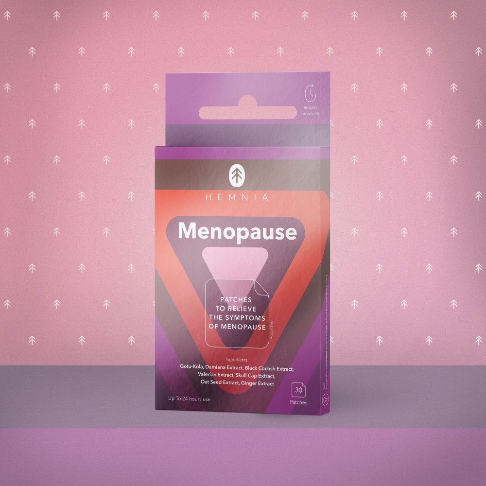 Hemnia Menopauza - Náplasti na zmiernenie príznakov menopauzy, 30 ks