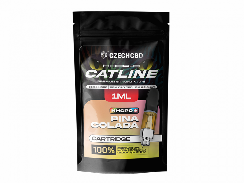 Czech CBD HHCPO-patroon CATline Pinacolada, HHCPO 10%, 1 ml