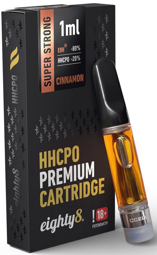 Eighty8 HHCPO-patroon Supersterke premium kaneel, 20% HHCPO, 1 ml