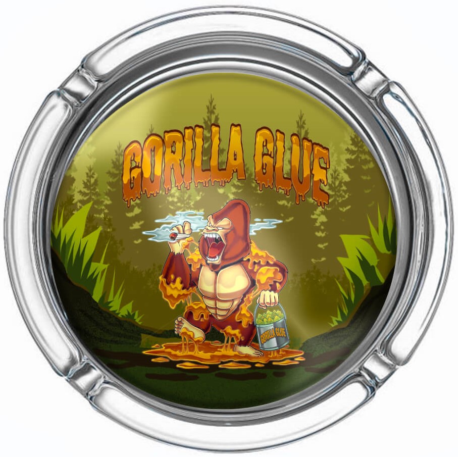 Best Buds Velký skleněný popelník Gorilla Glue