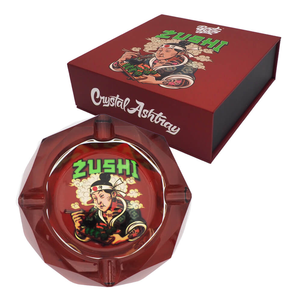 Best Buds Crystal Popelník s dárkovou krabičkou Zushi