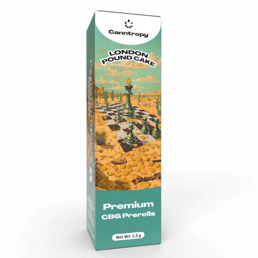 Canntropy CBG Prerolls London Pound Cake, CBG 20 %, 1,5 g