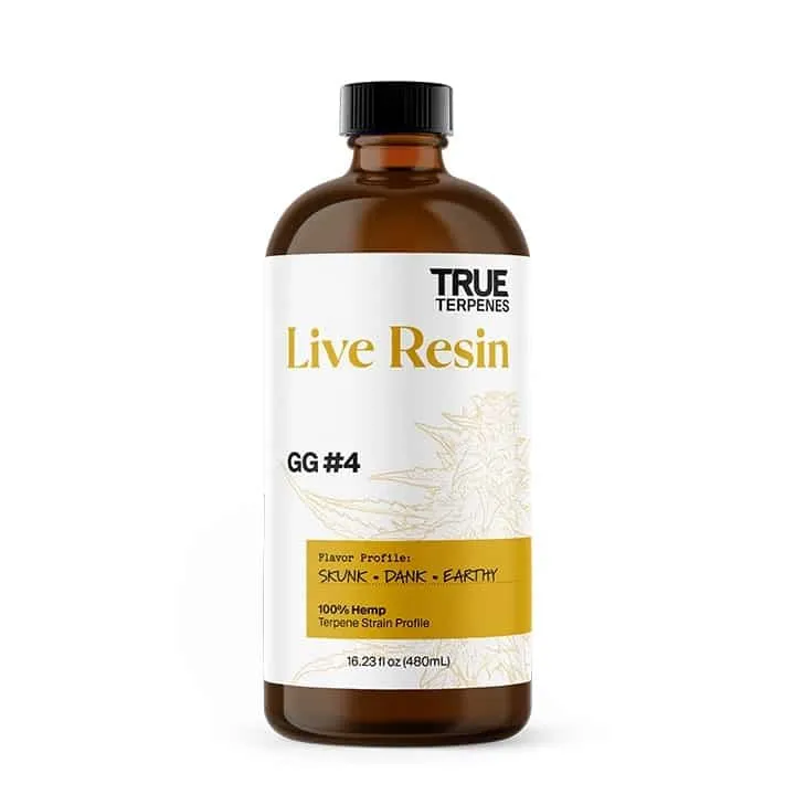 True Terpenes Live Resin GG#4 (2 ml - 960 ml) 2 ml
