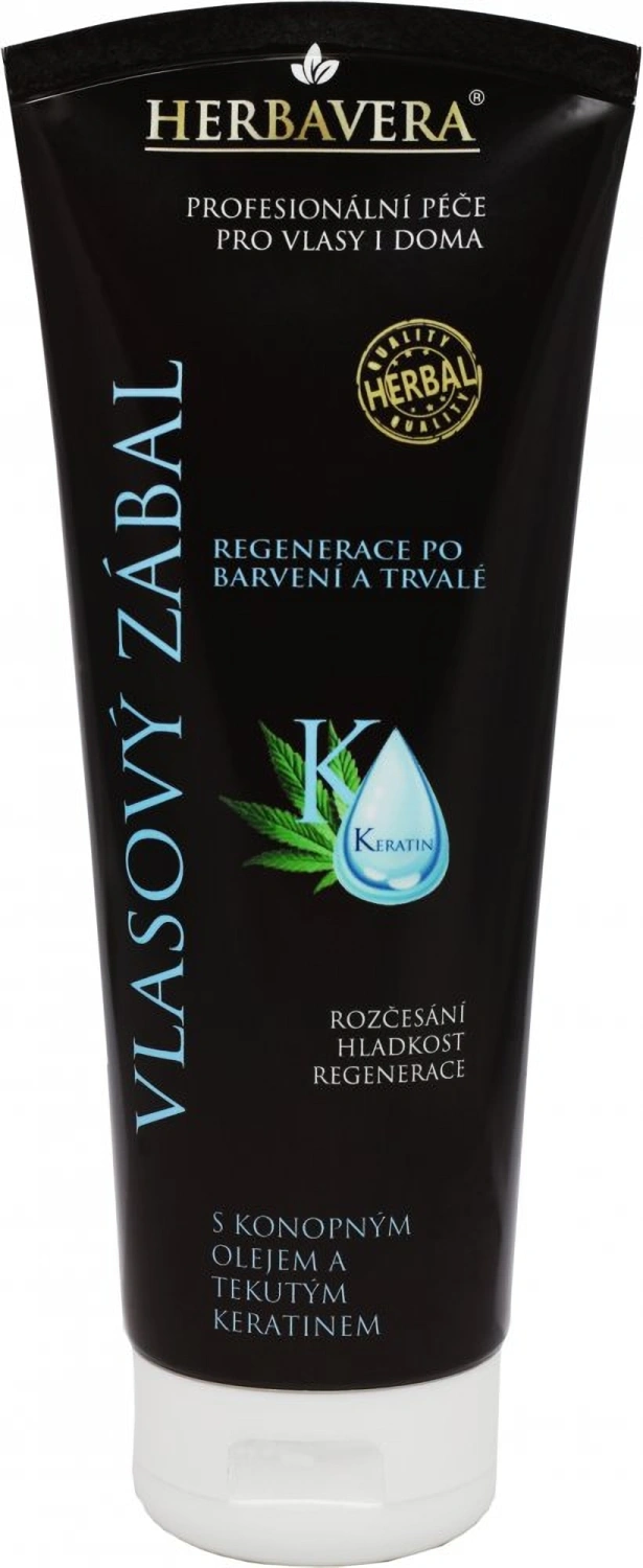 Herbavera Hennephaarpakking voor haarregeneratie 250 ml