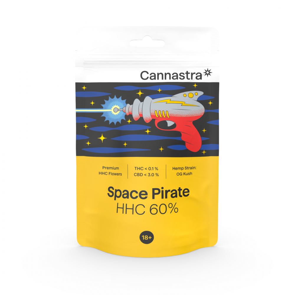 Cannastra HHC bloem Space Piraat 60%, 1g - 100g