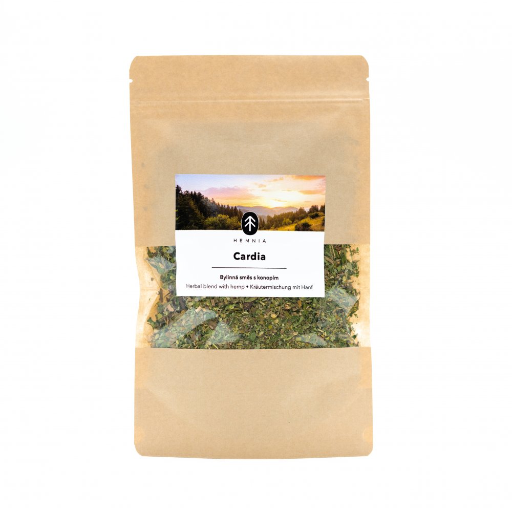 Hemnia CARDIA - směs bylin s konopím pro snížení krevního tlaku, 50 g