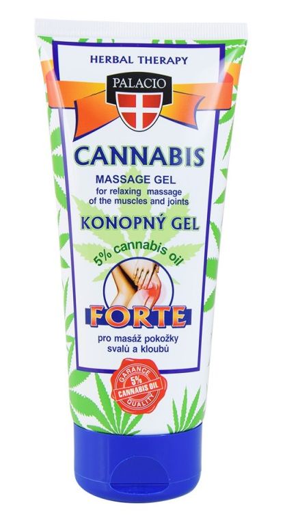 Palacio KANABIS Masážny gél FORTE Tuba, 200 ml