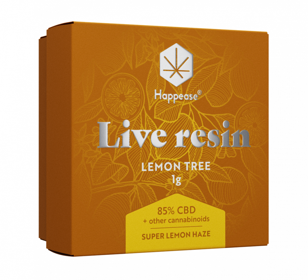 Happease - Extract Citroenboom Levende hars, 85% CBD, 1g