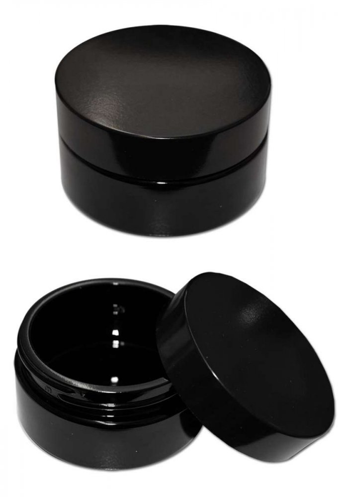Miron Luchtdichte cosmetische container van paars glas, 100 ml