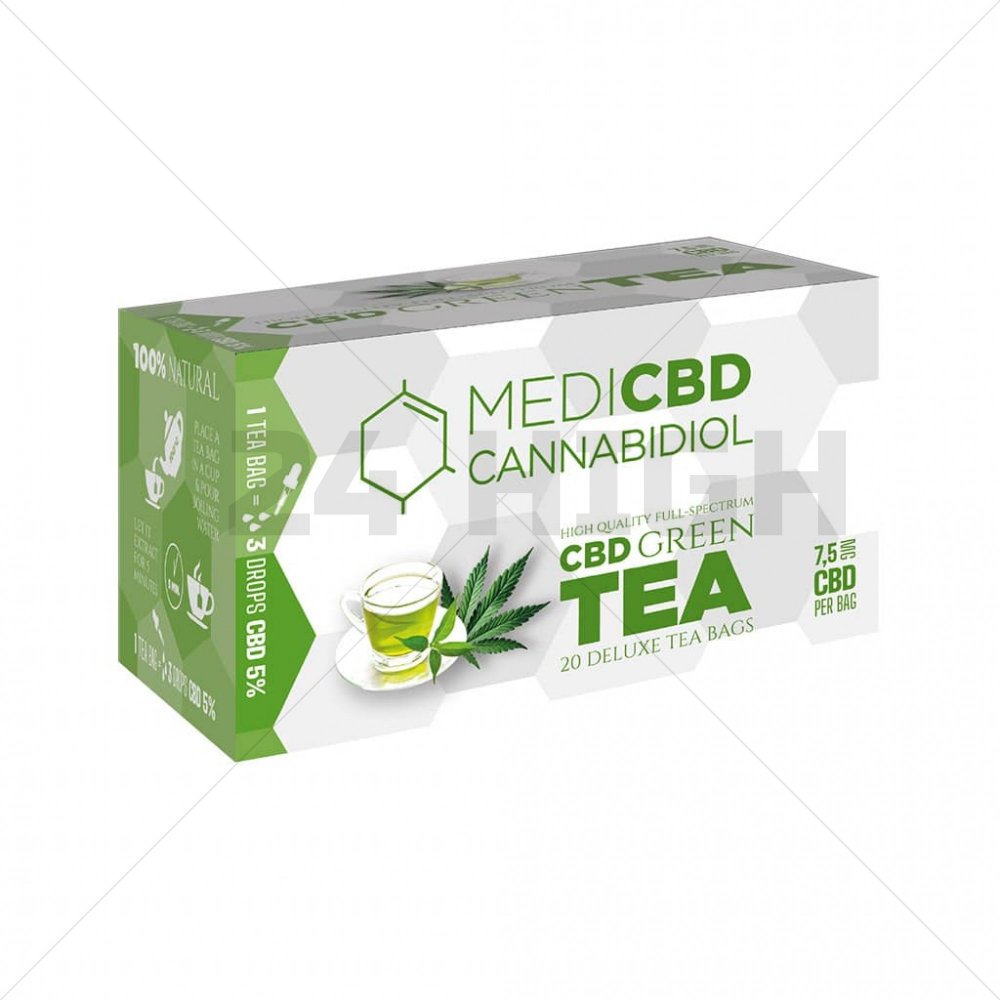 MediCBD Zelený čaj s CBD, 30 g