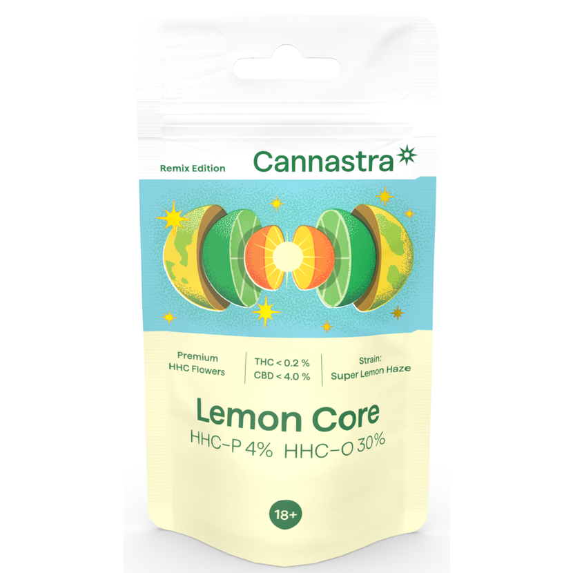 Cannastra HHCPO bloem-citroenkern, 4% HHCP, 30% HHC-O, 1g - 100g