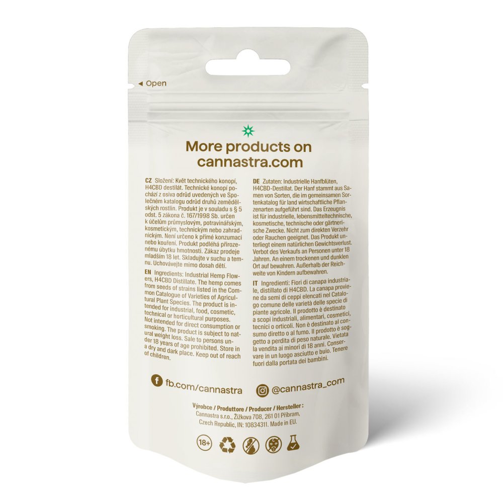 Cannastra H4CBD Bloem Stromen Rijder (Alien OG) 50%, 1 g - 100 g