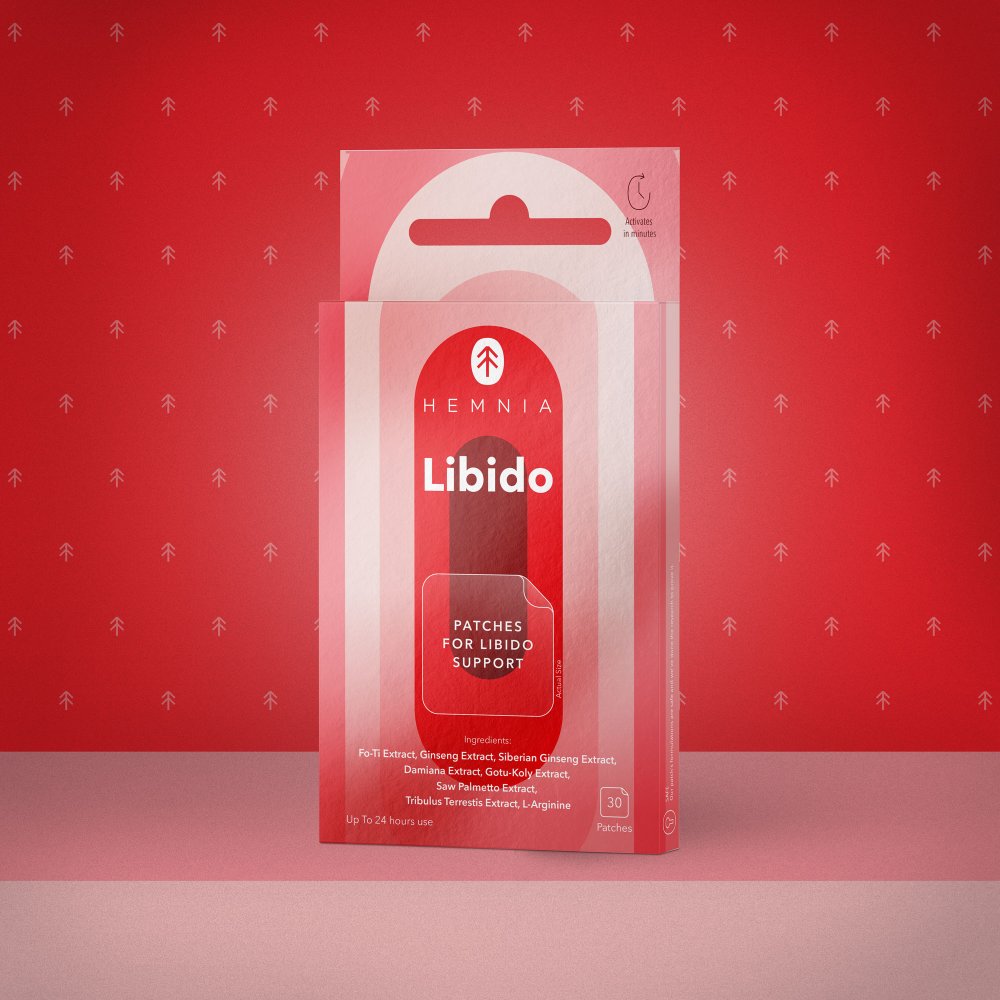 Hemnia Libido - Náplasti na podporu libida, 30 ks