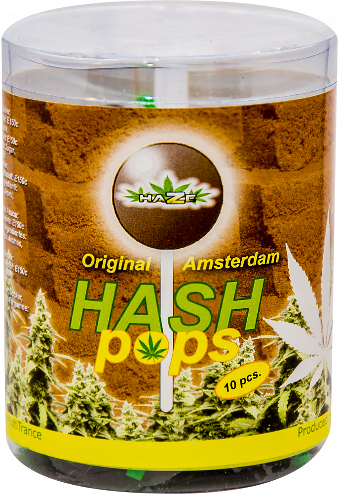 HaZe Hash Pops – darčeková krabička (10 lízaniek), 18 krabičiek v kartóne, 2160 g