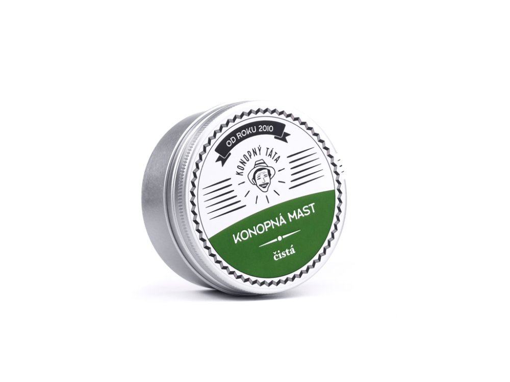 Konopný Táta konopná masť číra, 90 mg CBD, 80 ml