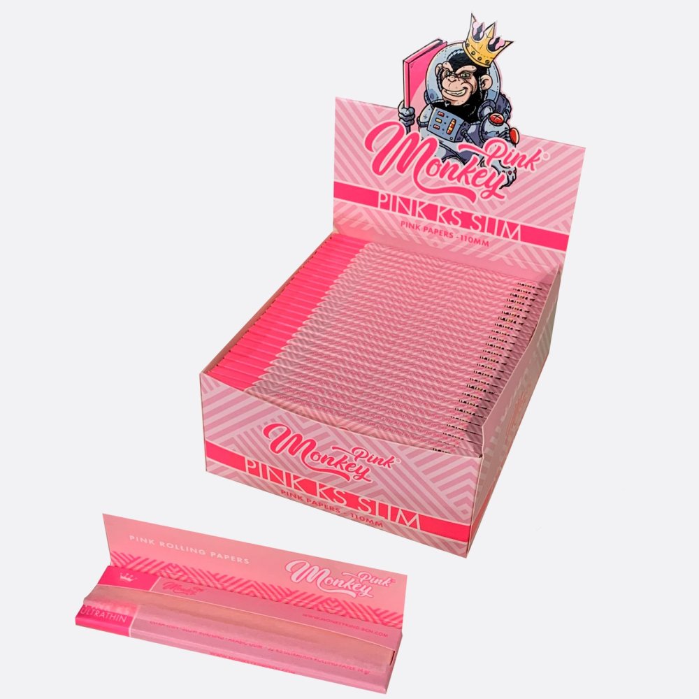 Monkey King PINK KS Slim papírky