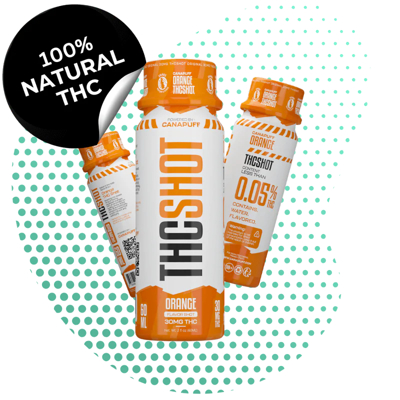 CanaPuff THC SHOT - Sinaasappel 60 ml (THC 30 mg)