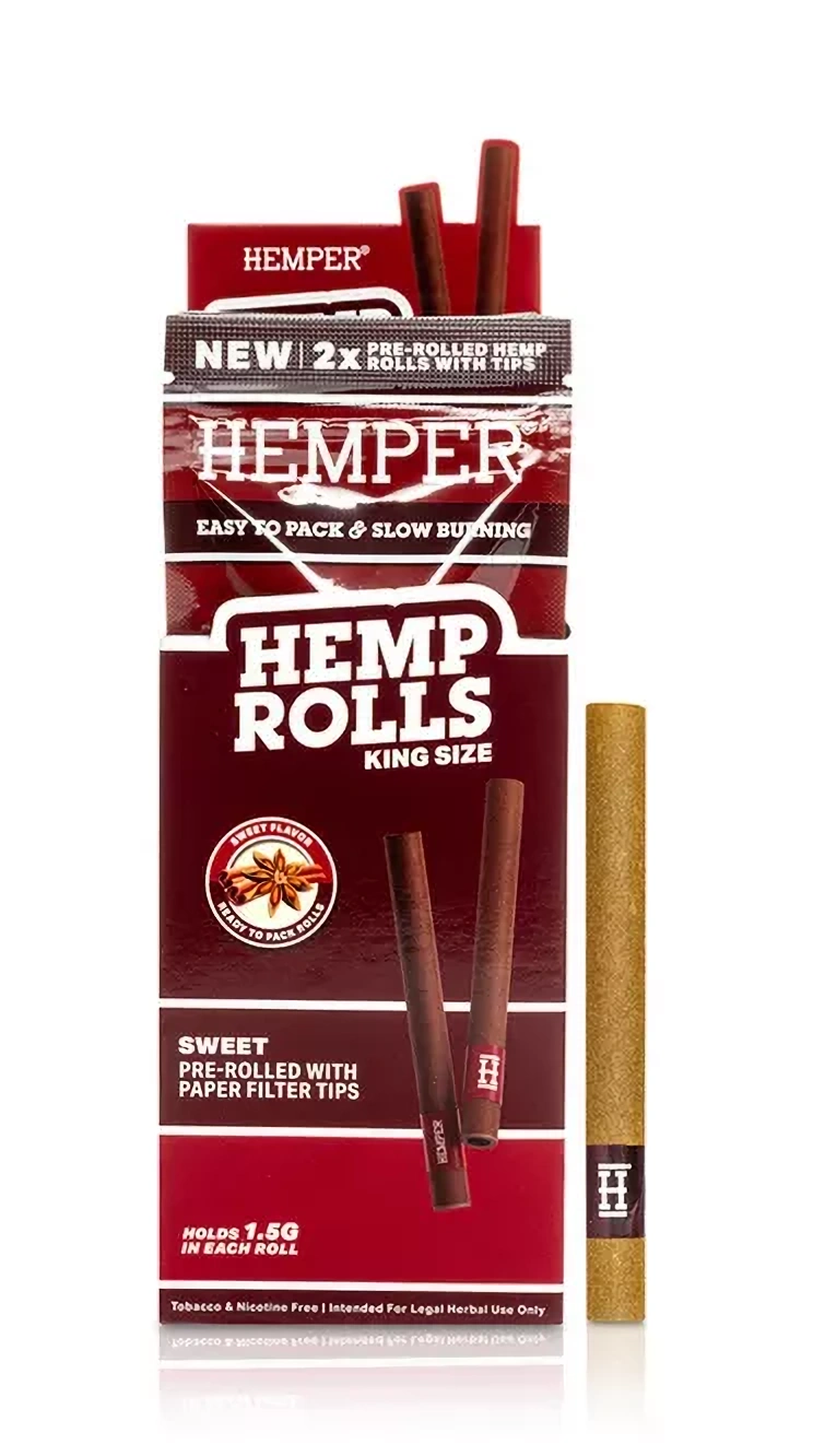 HEMPER Hemp Rolls King Size s papierovým filtrom 2ks - Sweet