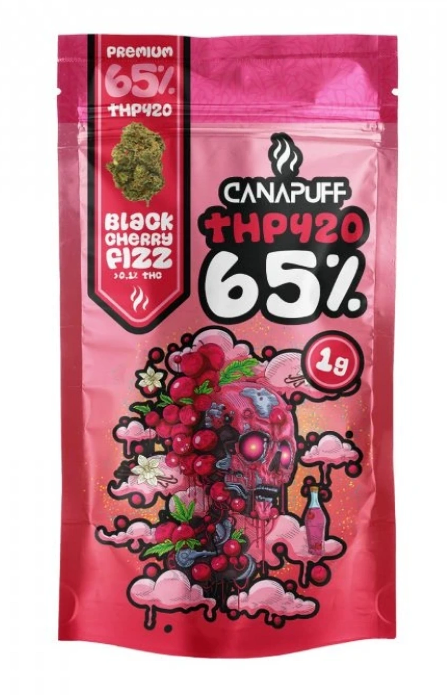 CanaPuff THP420 Bloem Zwarte Kers Fizz, THP420 65 %, 1 - 5 g