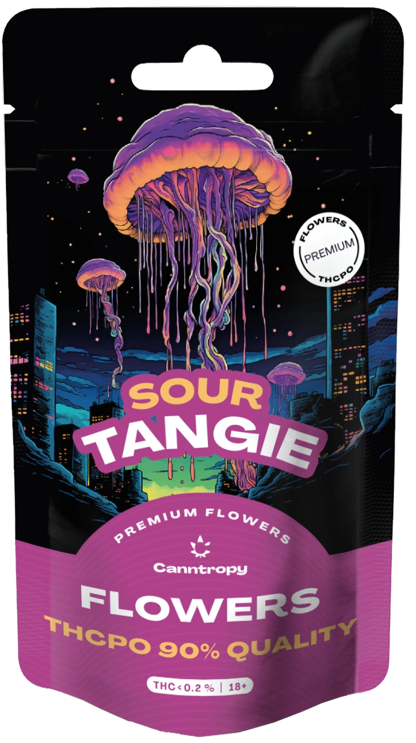 Canntropy THCPO Flower Sour Tangie, THCPO 90% kwaliteit, 1g - 100g
