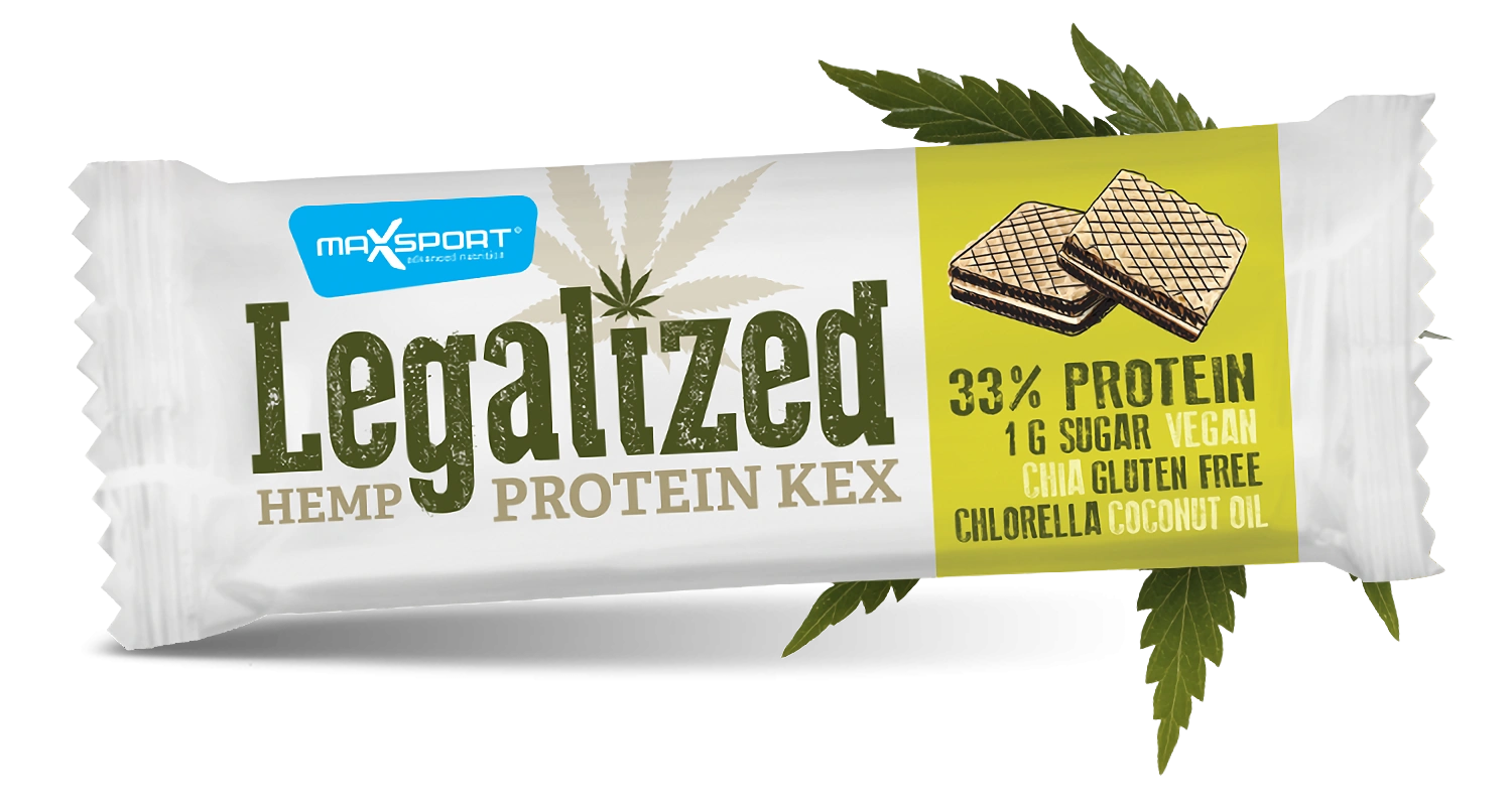 MaxSport gelegaliseerde Konopný proteine Kex, 45 g