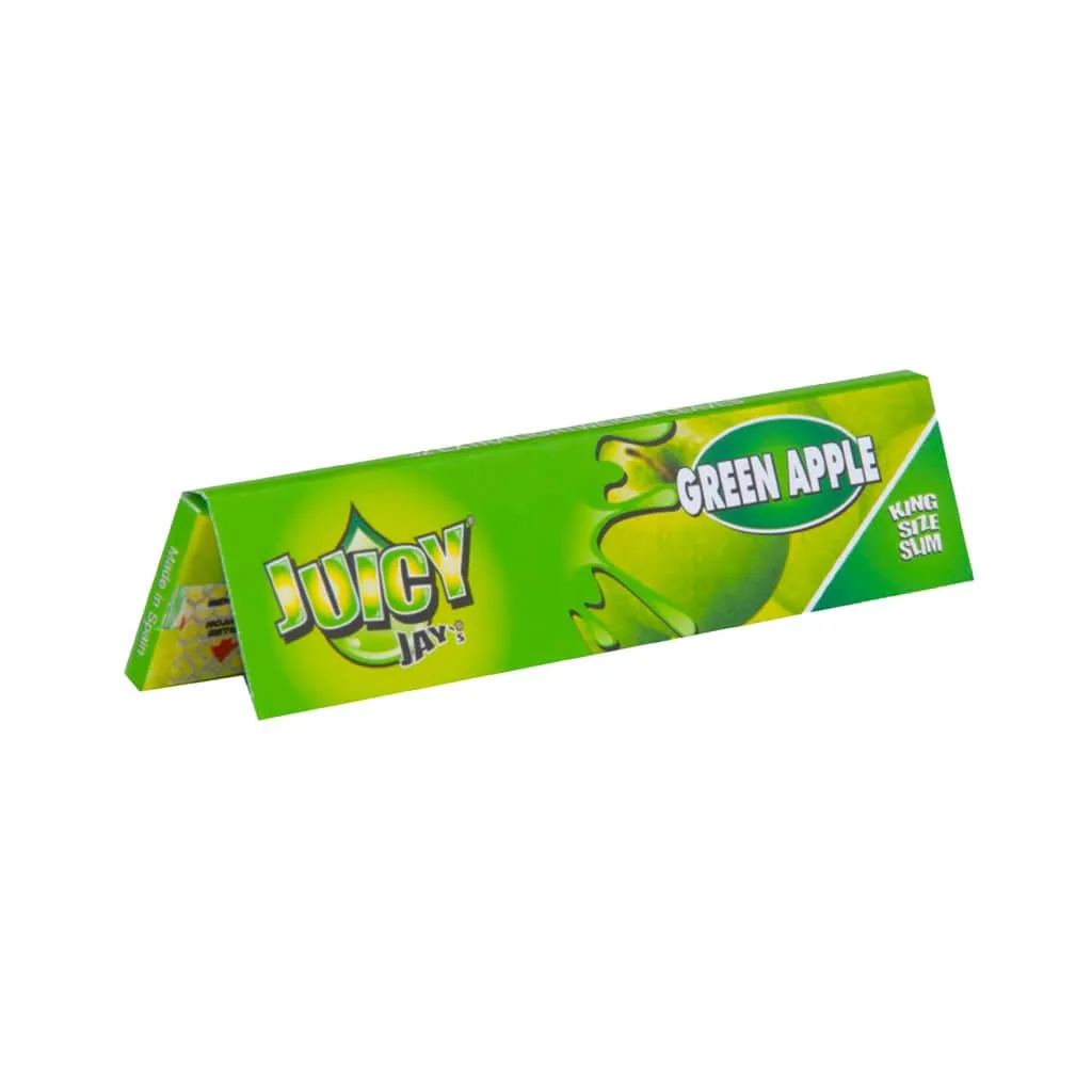 Juicy Jay´s King Size - Green Apple Balící papírky