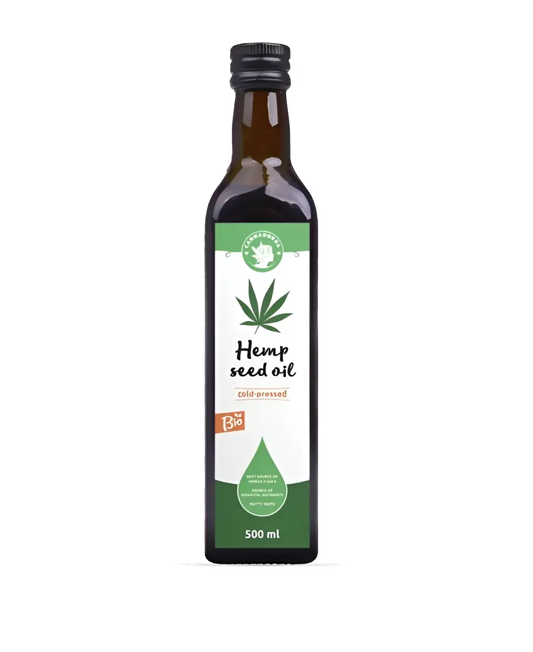 Cannadorra Organický extra panenský konopný olej, 500 ml