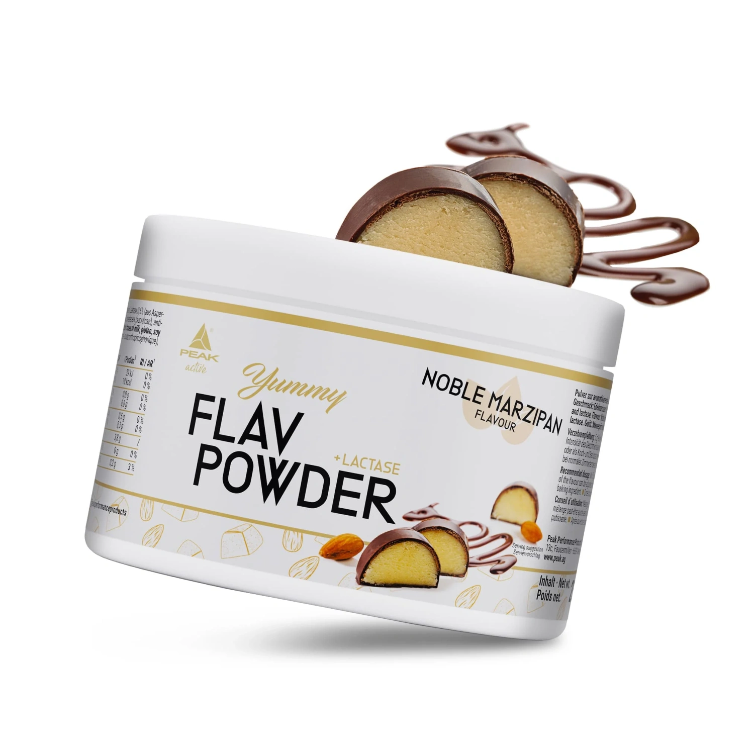 Peak Yummy Flav prašak 250 g Noble Marzipan