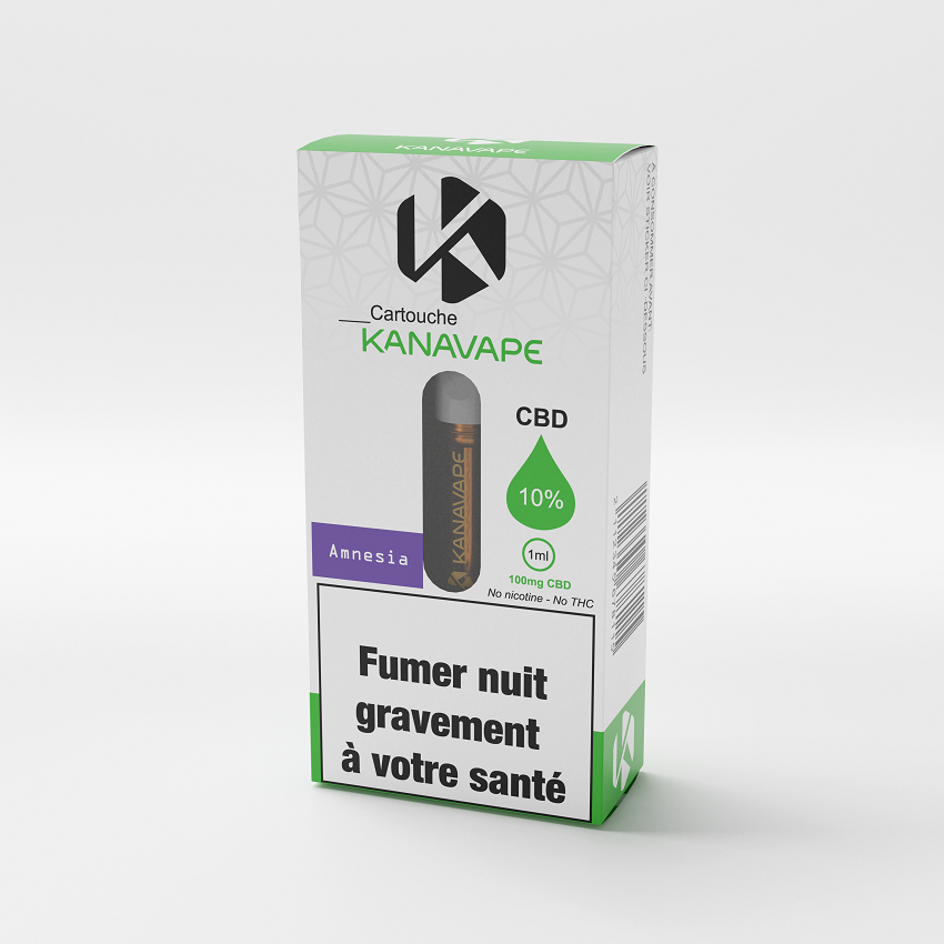 Kanavape Geheugenverlies Patroon 10% CBD, 1 ml, 100 mg