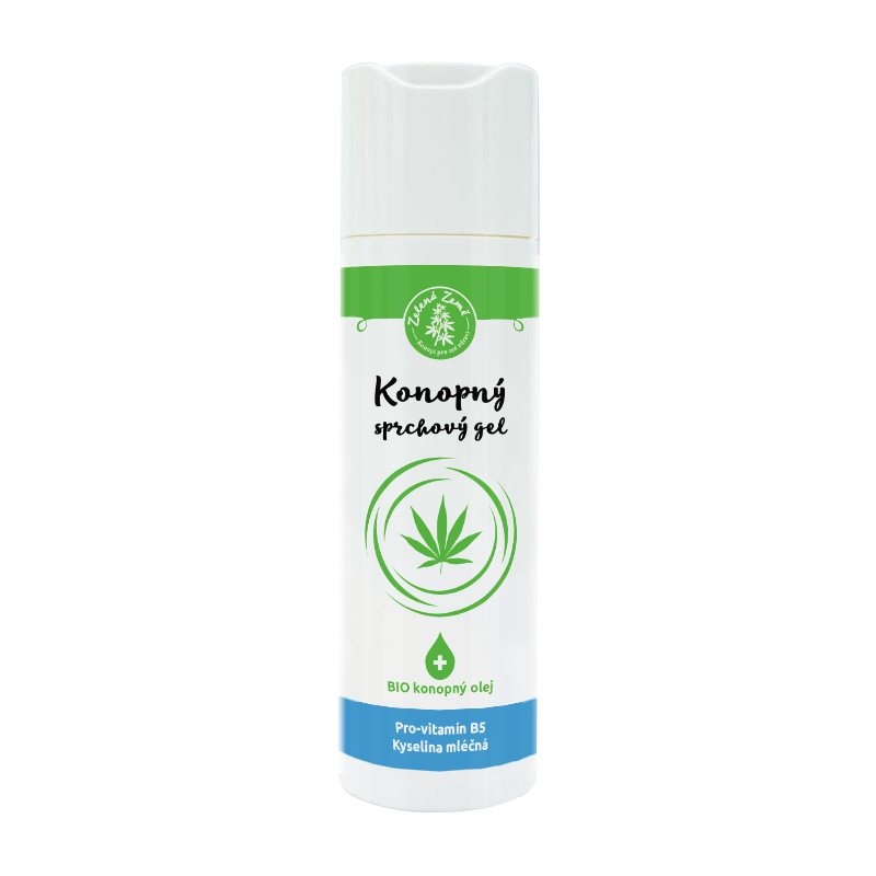 Zelena Zeme Hennep douchegel, 200 ml