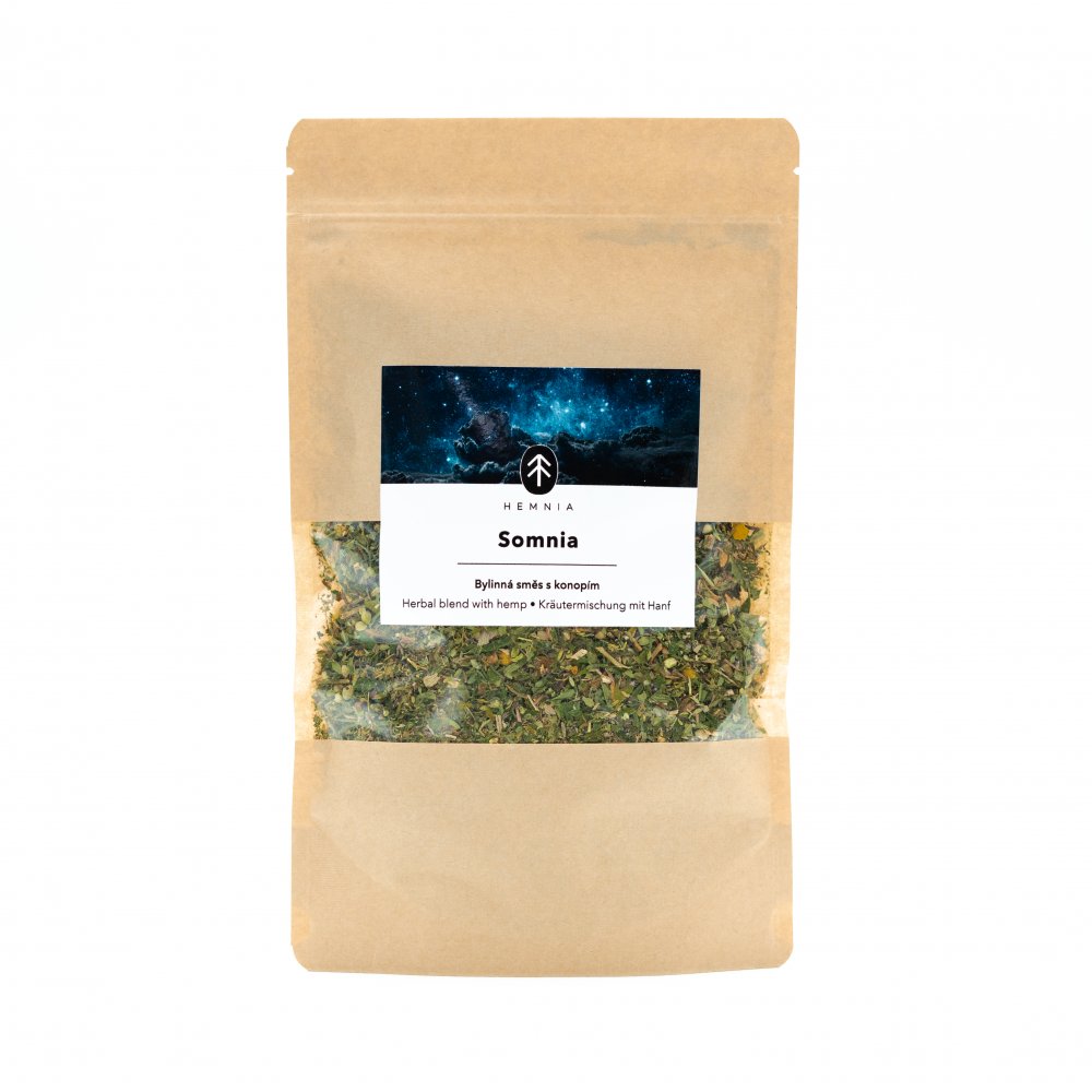 Hemnia SOMNIA - Směs bylin s konopím na podporu spánku, 50 g