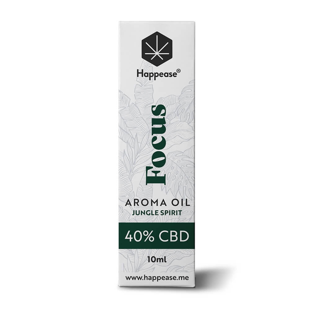 Happease Focus CBD Oil Jungle Spirit, 40% CBD, 4000 mg, 10 ml