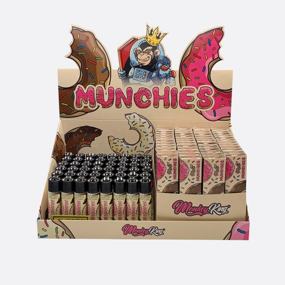 Monkey King Munchies Clipper met vloeipapier en tips